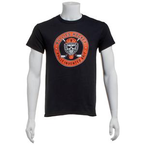 Mens Tailgate Philadelphia Hockey Goalie Skull Tee