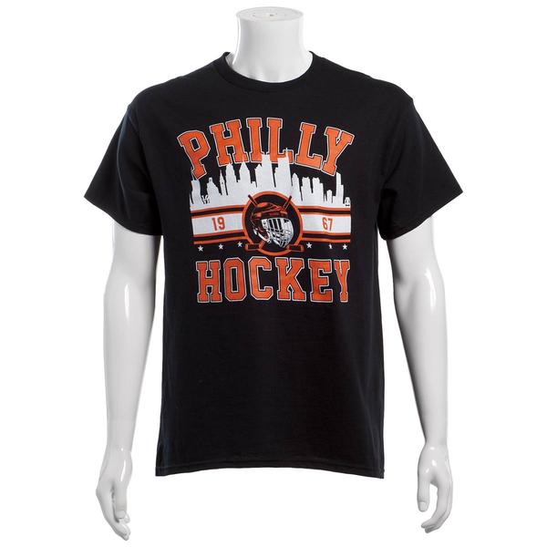 Mens Tailgate Philadelphia Hockey Skyline Philly Tee