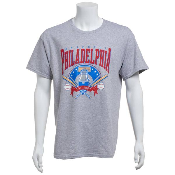 Mens Tailgate Philadelphia Baseball Outfield Tee
