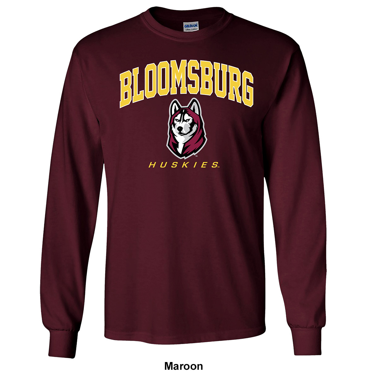 Mens Bloomsburg Mascot Pride Long Sleeve Tee