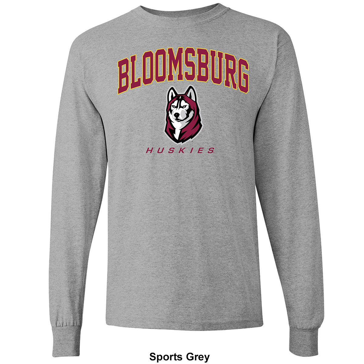 Mens Bloomsburg Mascot Pride Long Sleeve Tee