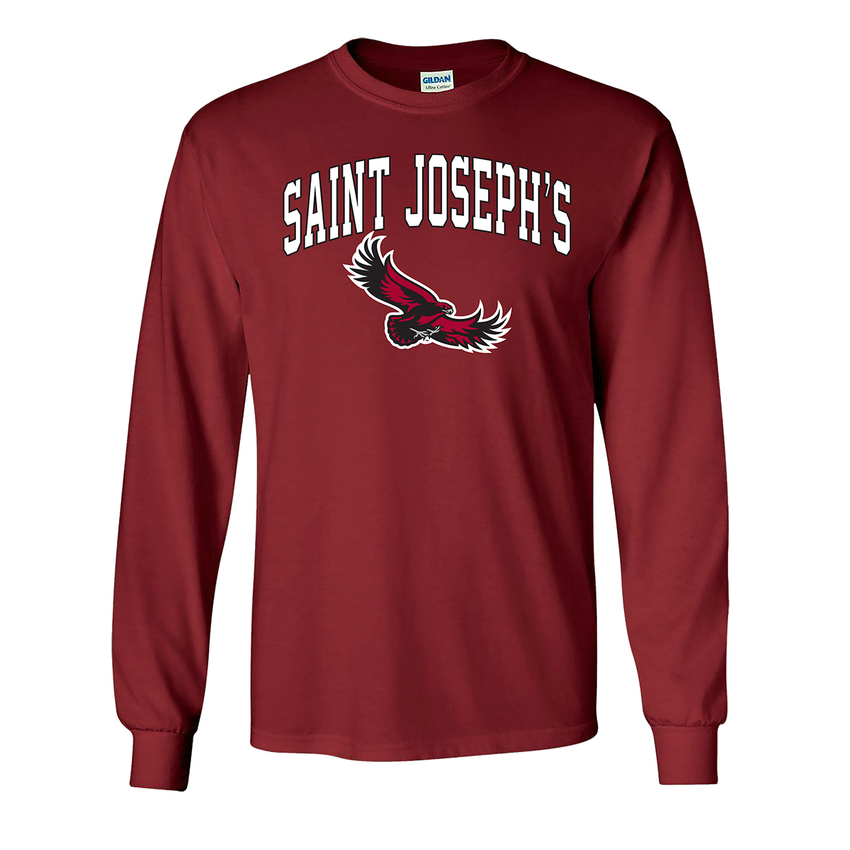 Mens Gildan(R) St. Joe's Pride Mascot Long Sleeve Tee