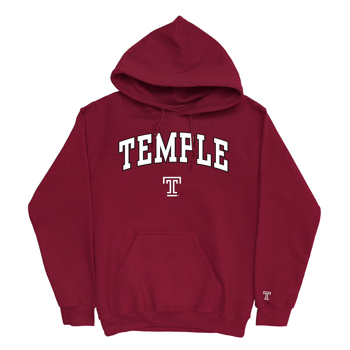 Mens Temple Applique Hoodie