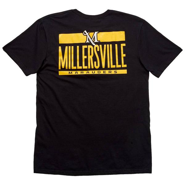 Mens Millersville Solid Short Sleeve Tee - Black alternate view