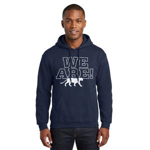 Mens Tailgate We Are! Solid Hoodie
