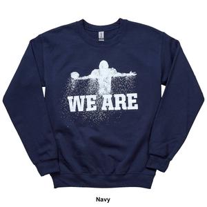 Mens Tailgate Football We Are Dissolve Crew Sweatshirt alternate view