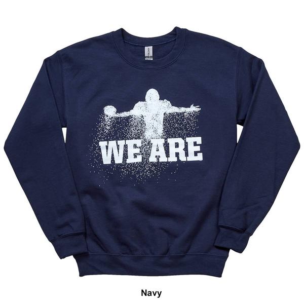 Mens Tailgate Football We Are Dissolve Crew Sweatshirt alternate view