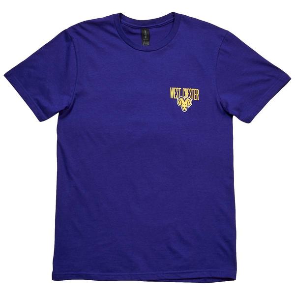 Mens Old Varsity Brand Short Sleeve West Chester Tee - Purple alternate view