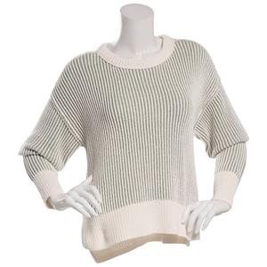 Juniors No Comment Matte Chenille Plaited Rib Pullover Sweater alternate view