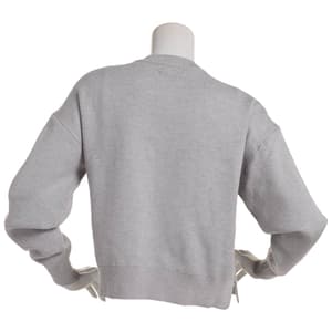 Juniors No Comment Sorry Not Sorry Graphic Crew Neck Sweater