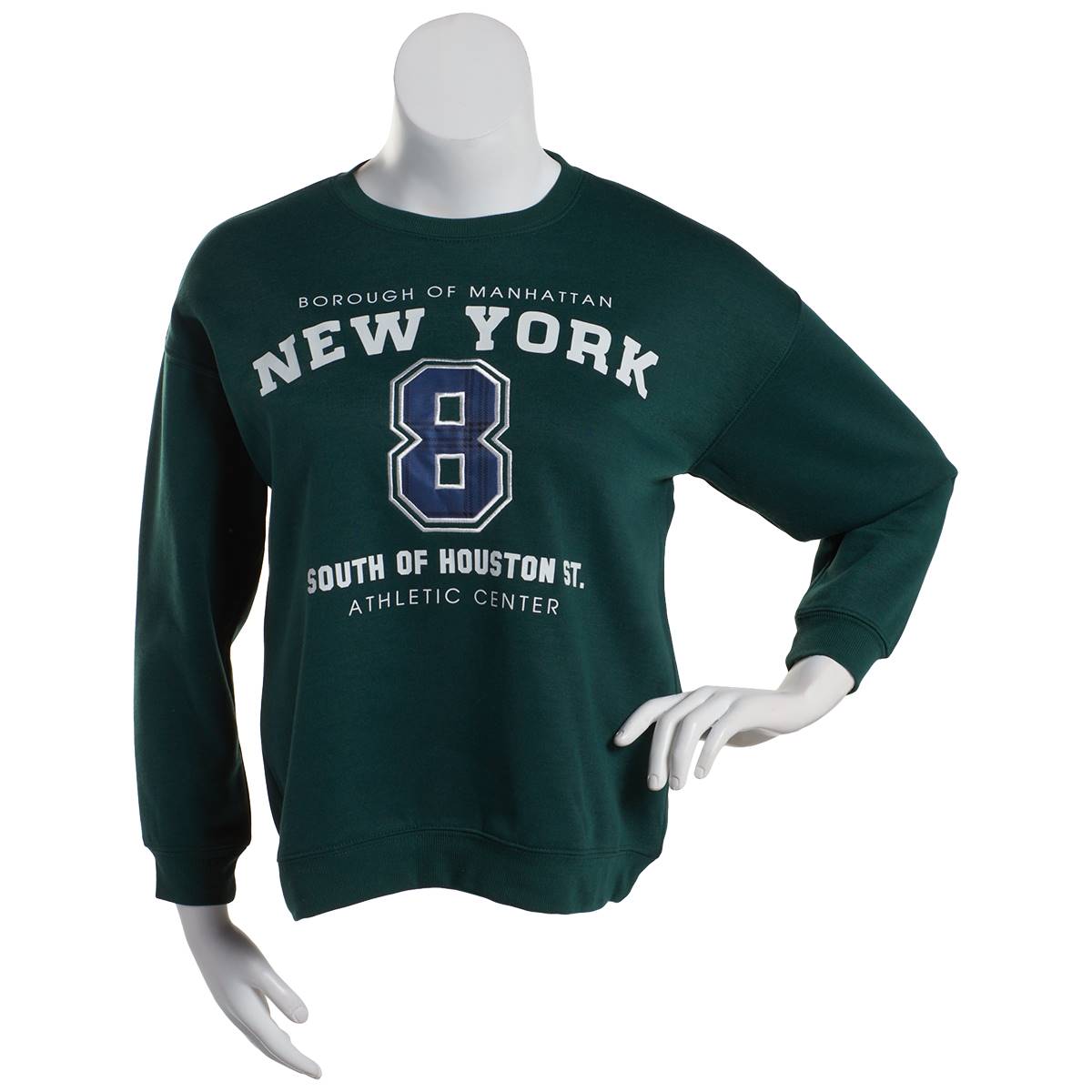 Juniors No Comment Manhattan Athletic Center Crew Neck Sweatshirt