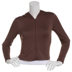 Juniors No Comment Arena Fleece Lined Zip Hoodie