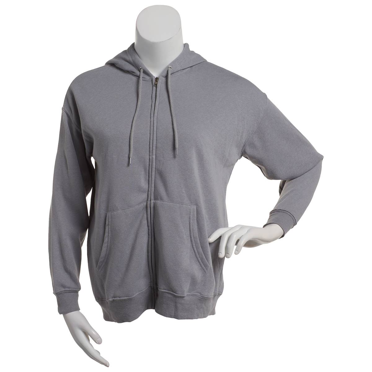 Womens Kathy Ireland Long Sleeve Zip Up Fleece Lined Hoodie