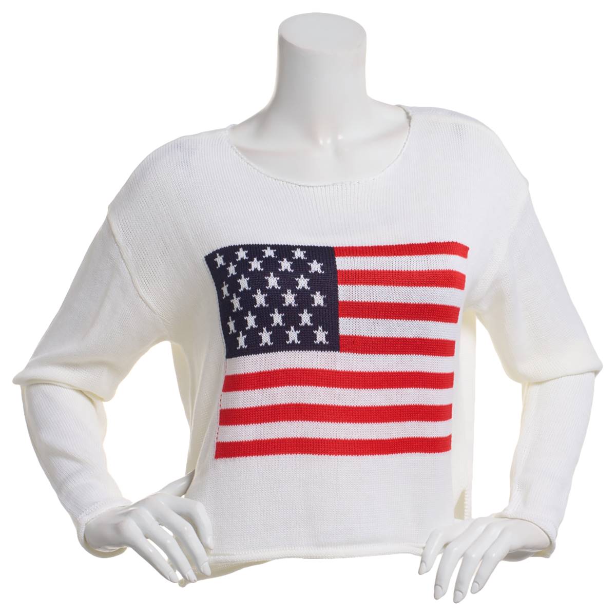 Juniors No Comment Americana Sweater