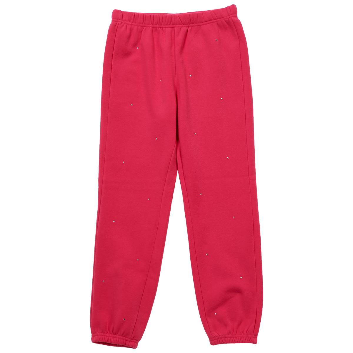 Girls (7-16) No Comment Solid Sweatpants W/ Rhinestones