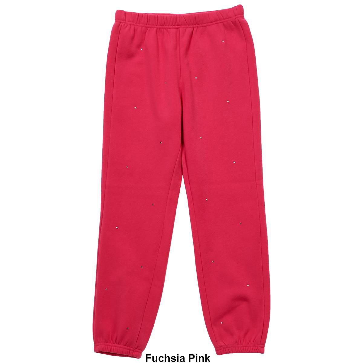 Girls (7-16) No Comment Solid Sweatpants W/ Rhinestones