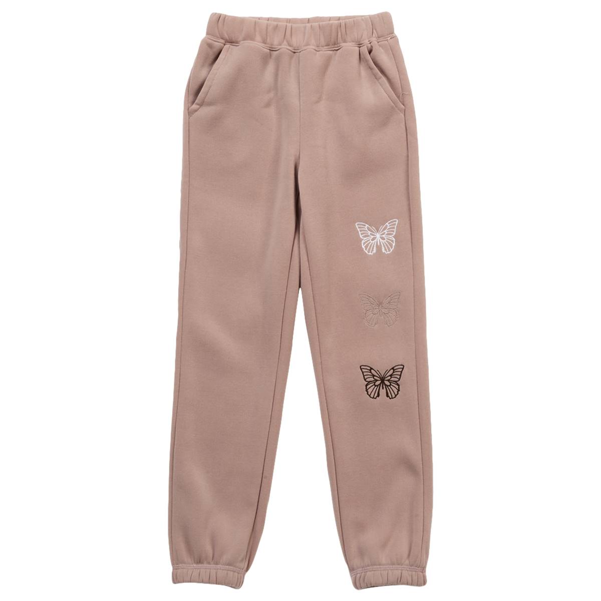 Girls (7-16) No Comment Butterfly Drawstring Waistband Joggers