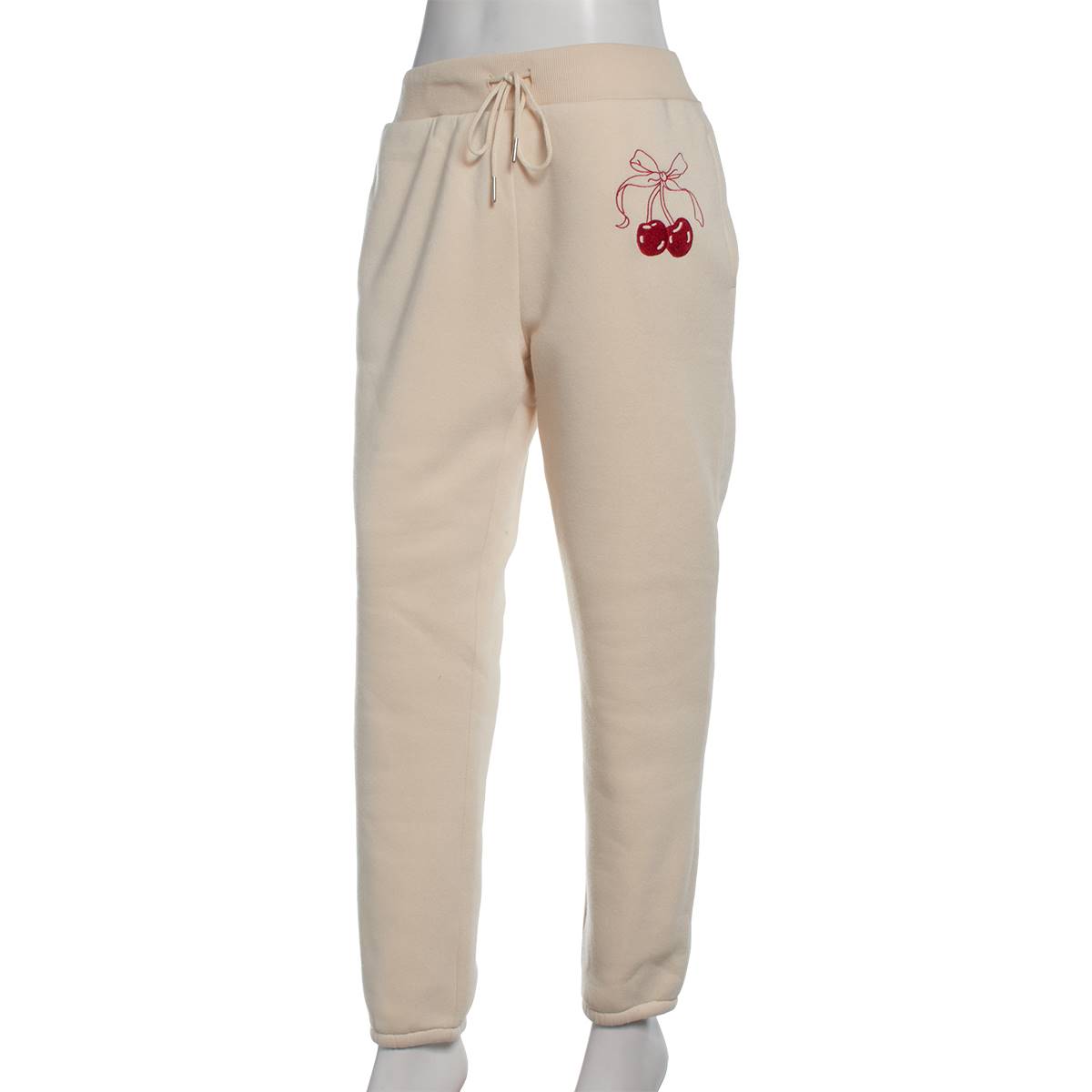 Juniors No Comment Cherry Garcia Lined Sweatpants