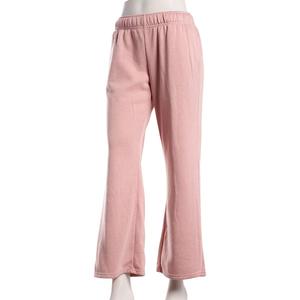 Juniors No Comment Washed Fleece Wide Leg Sweatpants