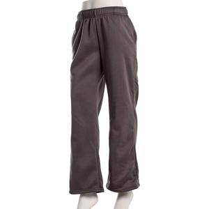 Juniors No Comment Fleece Applique New York Wide Leg Sweatpants