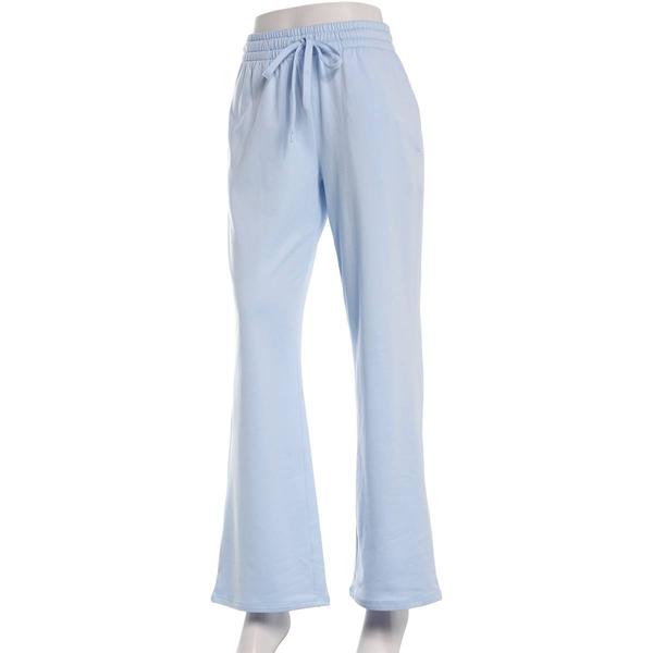 Juniors No Comment Fleece Lined Wide Leg Pants alternate view