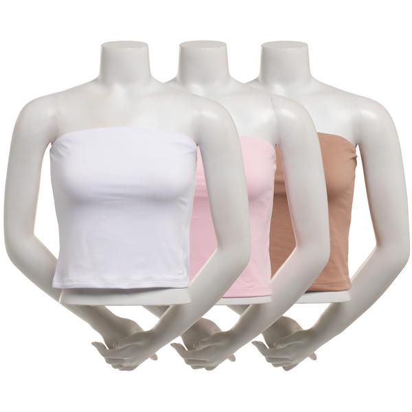 Juniors No Comment 3pk. Contour Yum Tube Tops alternate view