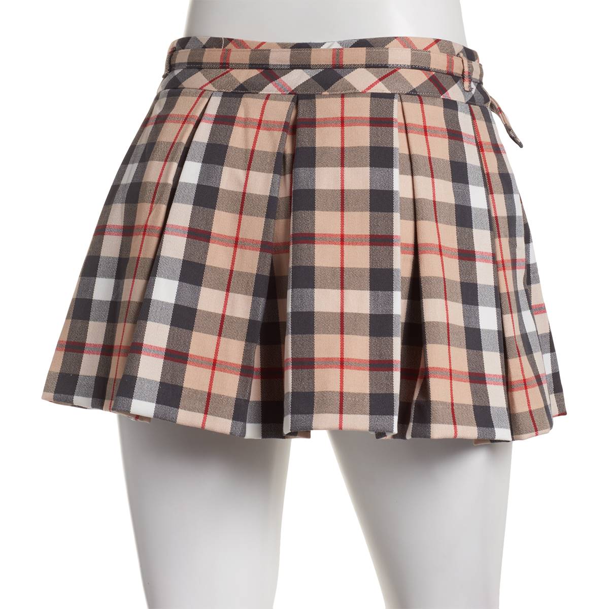 Juniors No Comment Aubree Belted Mini Skirt