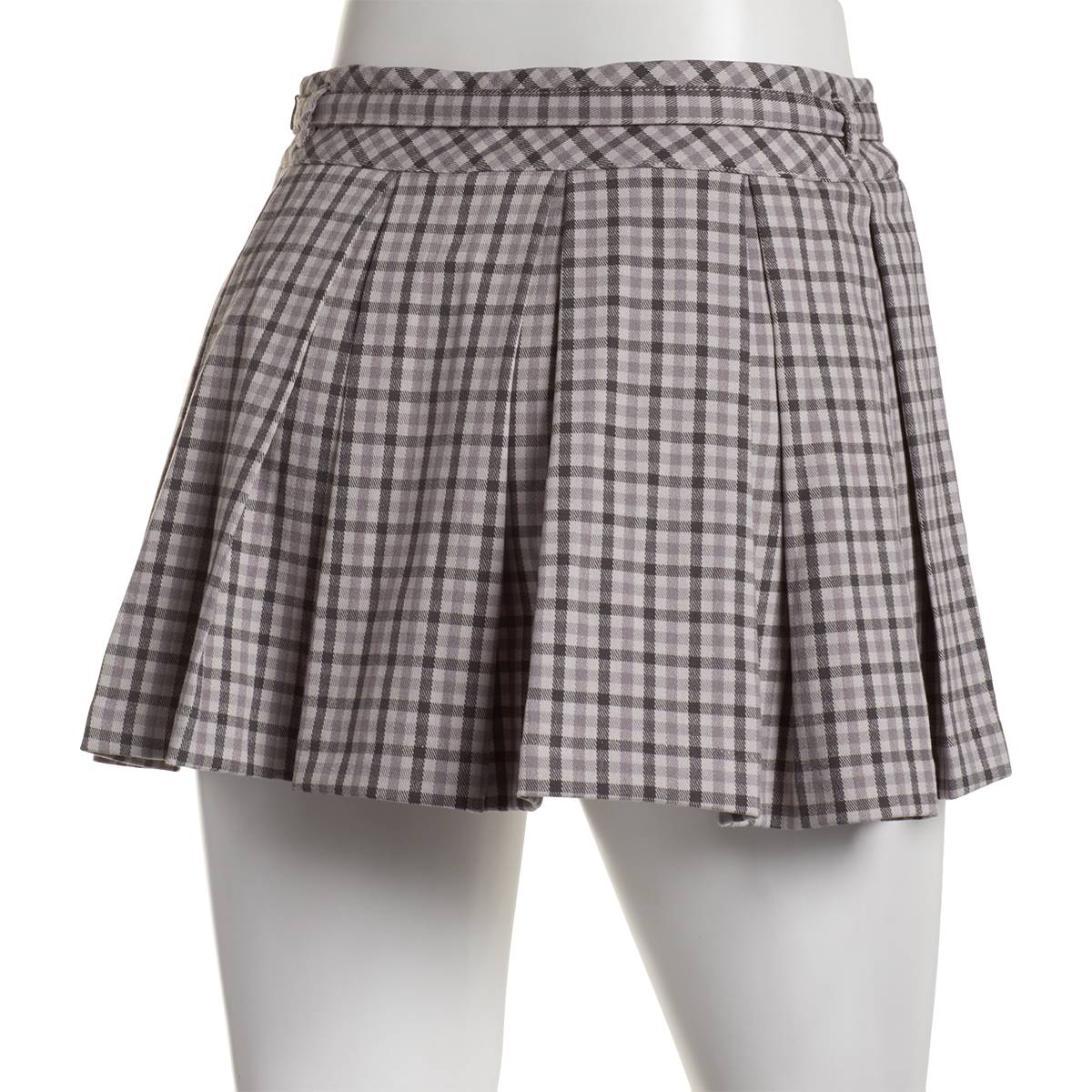 Juniors No Comment Vanderbilt Belted Mini Skirt