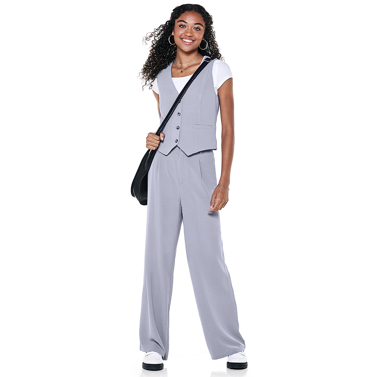 Juniors No Comment Jane High Rise Trouser Pants