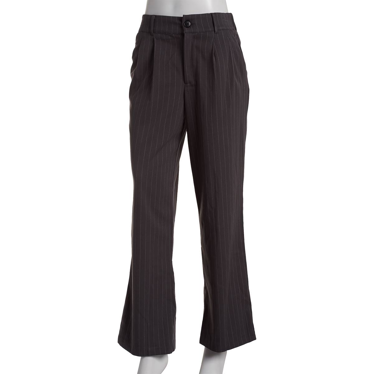 Juniors No Comment Pinnacle High Rise Wide Leg Trouser Pants