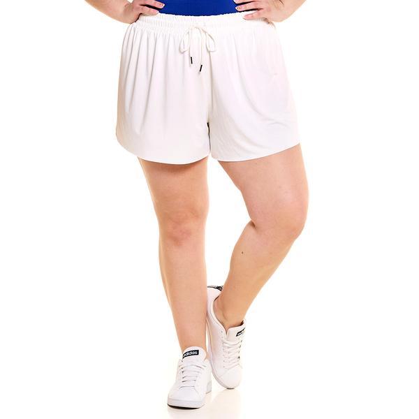 Juniors Plus No Comment Athletic Butterfly Shorts with Pockets alternate view