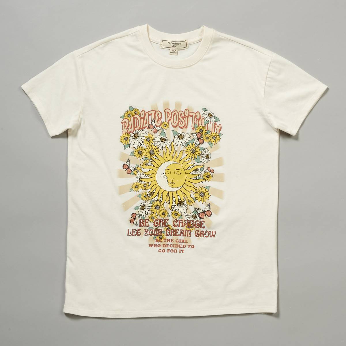 Girls (7-16) No Comment Radiate Positivity Graphic Tee