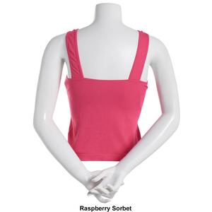 Juniors No Comment Seamless Contour Cup Tank Top alternate view