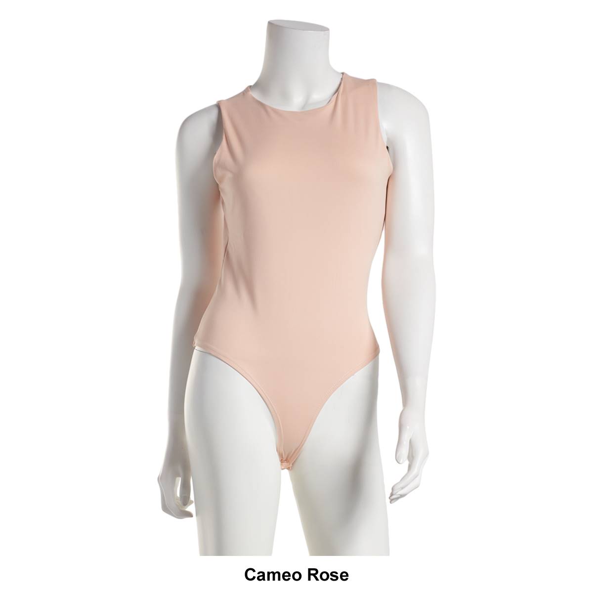 Juniors No Comment Cutaway Jersey Knit Bodysuit