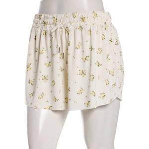 Juniors No Comment Dolphin Shorts w/ Pocket - Yellow alternate view