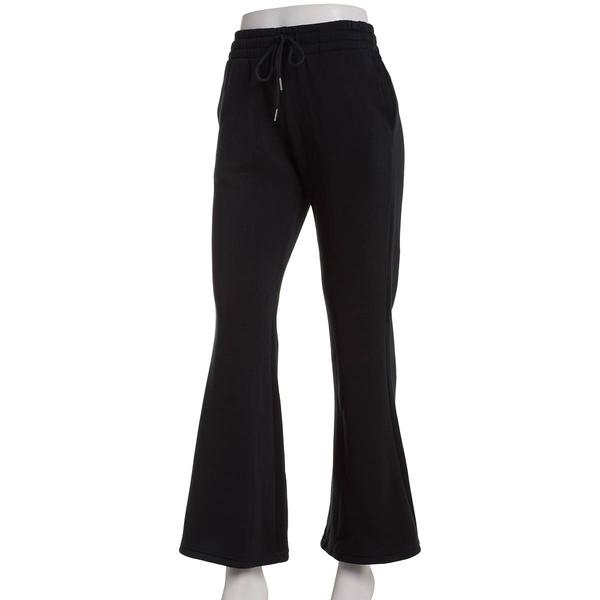 Juniors No Comment Fleece Flare Leg Drawstring Sweatpants