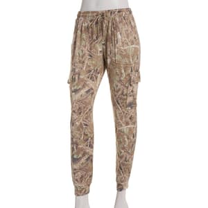Juniors No Comment Ultra Soft Light Weight Camo Cargo Joggers