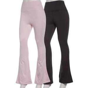 Juniors No Comment 2pk. Fleece Lined Wide Leg Flare Leggings