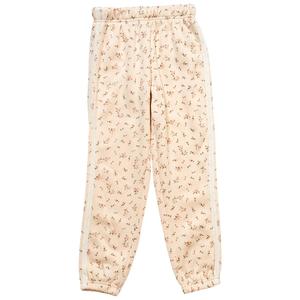 Girls (7-16) No Comment Floral Jogger Sweatpants w/ Side Stripes