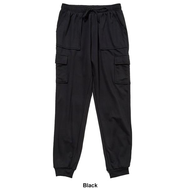 Girls (7-16) No Comment Solid Joggers w/ Cargo Pockets alternate view