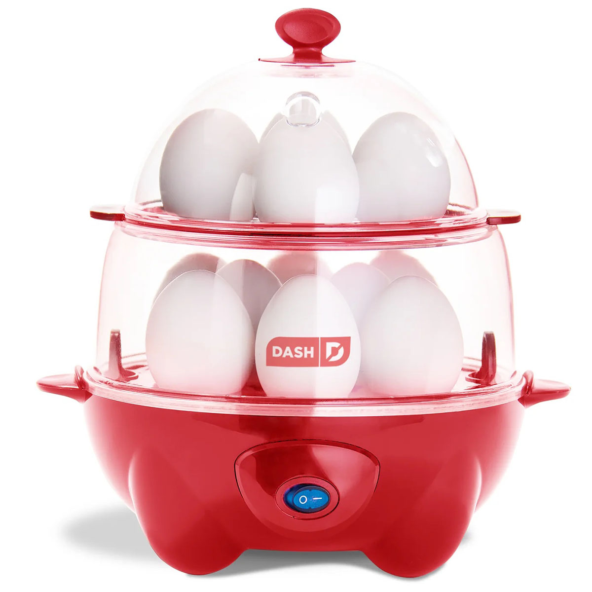 Dash 12 Egg Deluxe Electric Cooker - Red