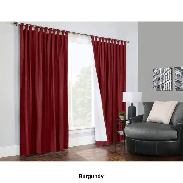 Weathermate Burgundy Tab Curtains - 160 Width alternate view