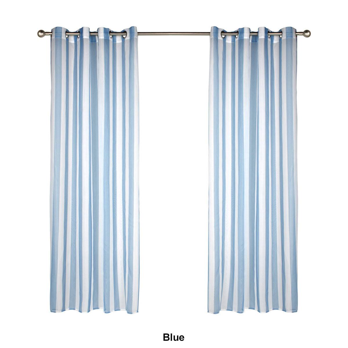Commonwealth(tm) Stripe Grommet Curtain Panel