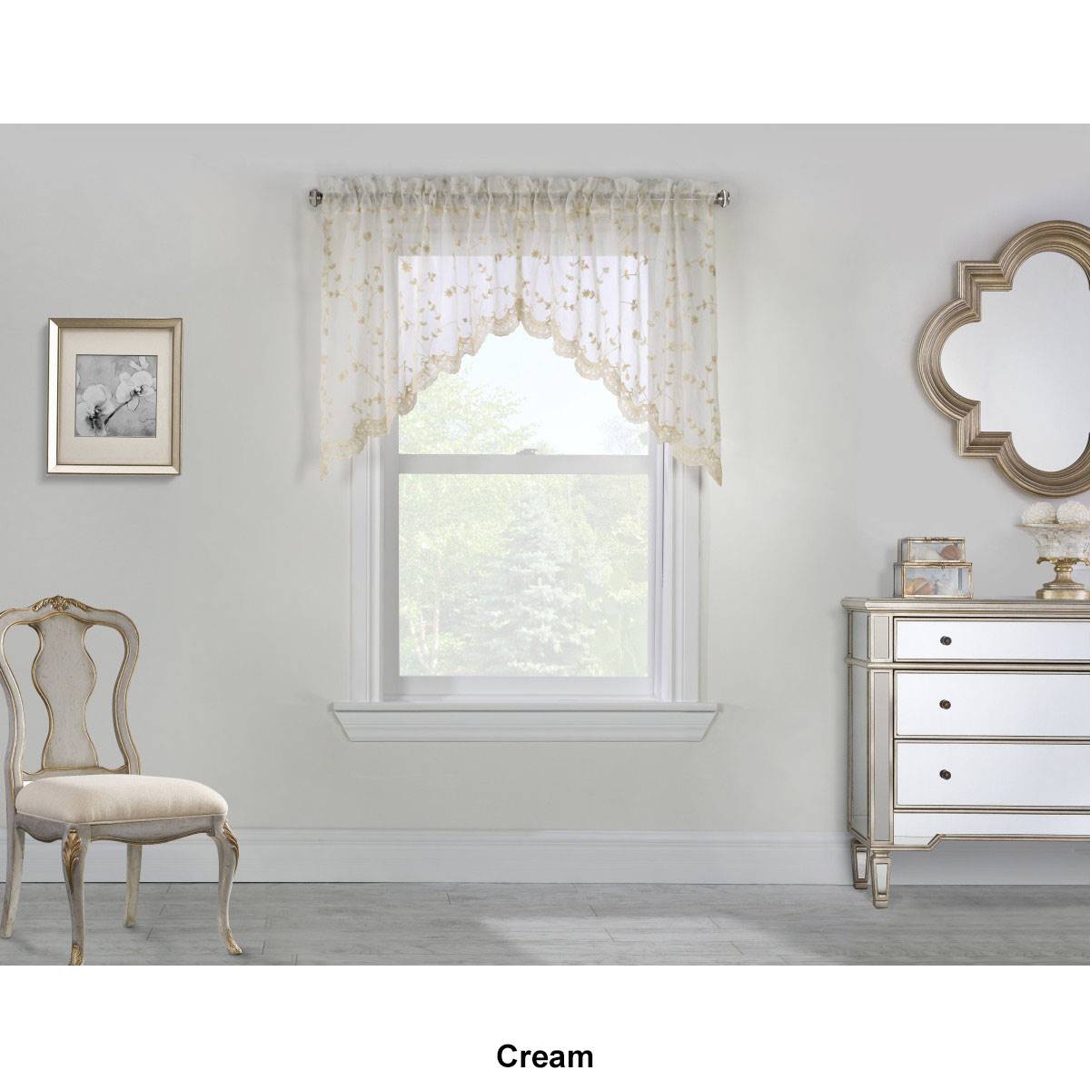 Habitat Grandeur Swag Window Valance Set - 80x36