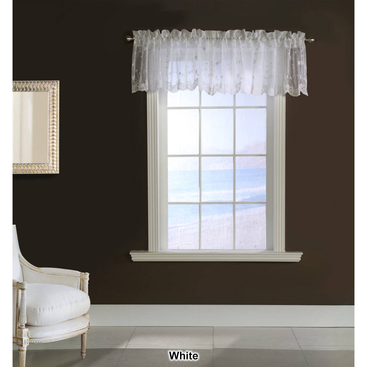 Habitat Grandeur Pole Top Window Valance - 52x17