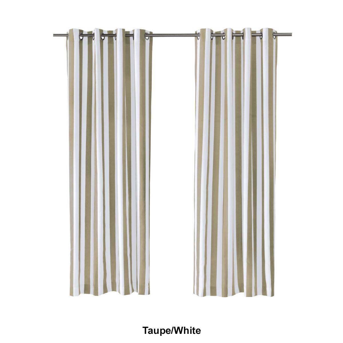 Commonwealth(tm) Coastal Stripe Grommet Curtain Panel
