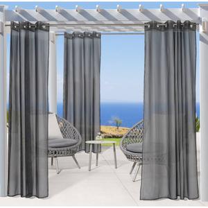 Commonwealth(tm) No Se'em Grommet Outdoor Curtain Panel alternate view