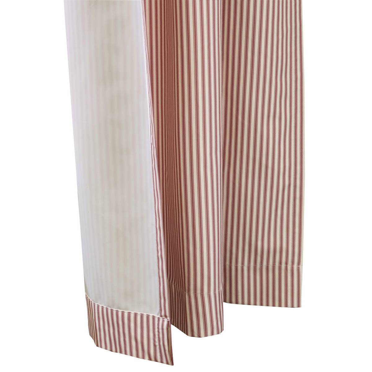 Thermalogic(tm) Ticking Stripe Pole Top Curtain Panel Pair