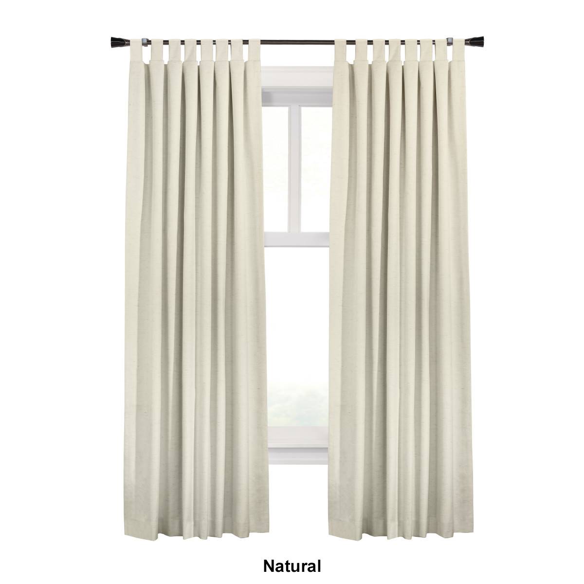 Thermaplus(tm) Ventura Tab Top Curtain Panel Pair - 78 Width