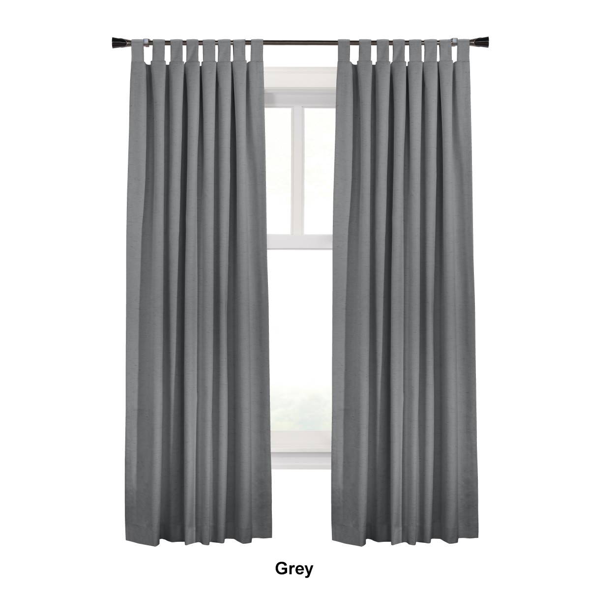 Thermaplus(tm) Ventura Tab Top Curtain Panel Pair - 78 Width